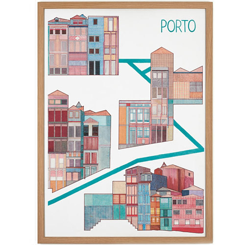 [쇼핑몰 이름]Porto Poster[포르투 북유럽포스터 액자 50x70]Humanempire