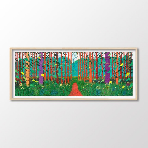 데이비드호크니 작품 Arrival Of Spring 포스터액자 David Hockney인테리어그림