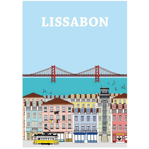 [쇼핑몰 이름]Lissabon Poster[리스본 북유럽포스터 액자 50x70 ]Humanempire